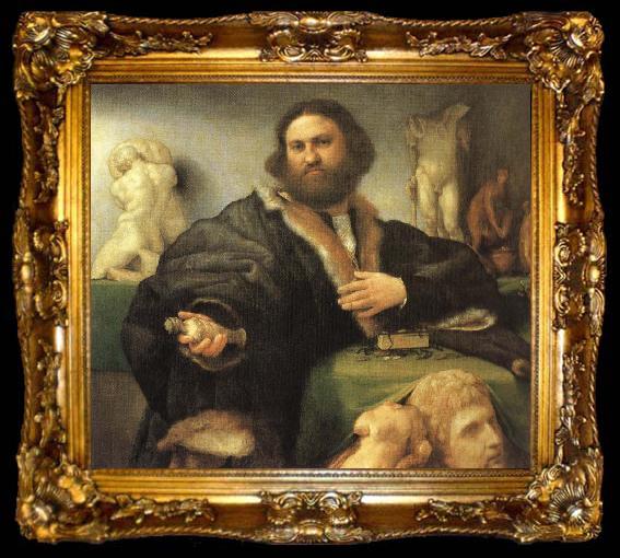 framed  Lorenzo Lotto Andrea Odoni, ta009-2