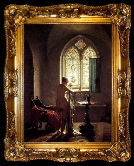 framed  MALLET, Jean-Baptiste Gothic Bathroom, ta009-2