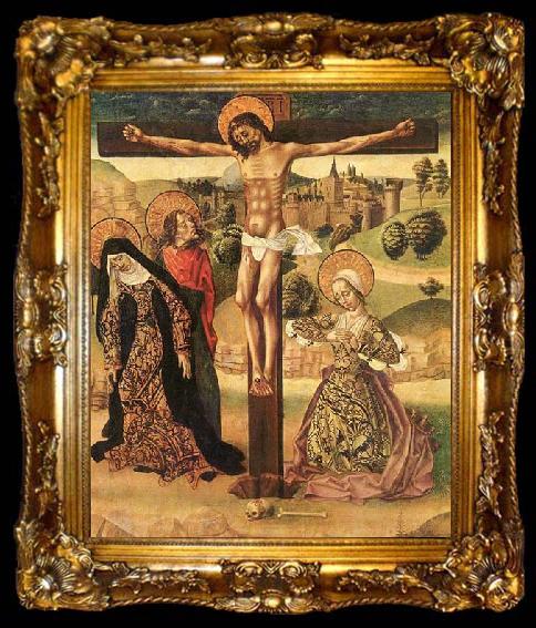 framed  MASTER of Budapest Crucifixion, ta009-2