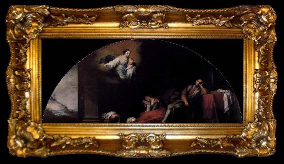 framed  MURILLO, Bartolome Esteban Dream of Patrician John, ta009-2