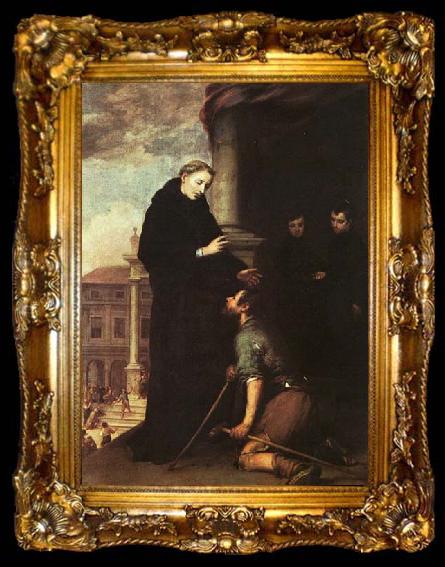 framed  MURILLO, Bartolome Esteban St. Thomas of Villanueva Distributing Alms, ta009-2