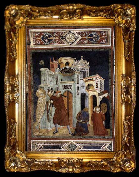 framed  PALMERINO DI GUIDO St Nicholas Saving Three Innocents from Decapitation, ta009-2