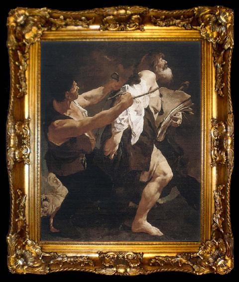framed  PIAZZETTA, Giovanni Battista Maryrdom of St.James the Great, ta009-2