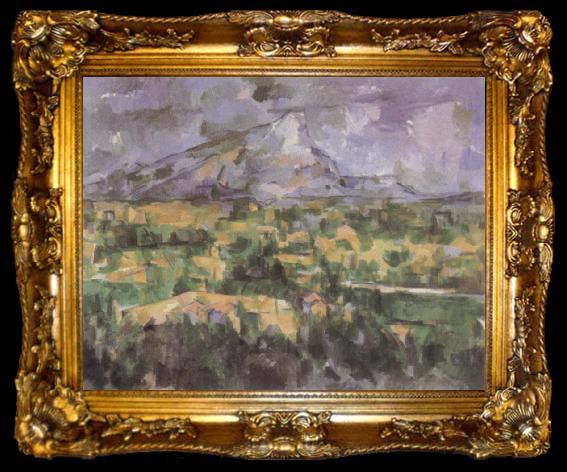 framed  Paul Cezanne Mont Sainte-Victoire,View from Lauves, ta009-2
