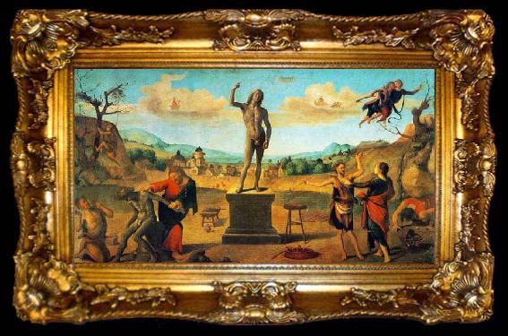 framed  Piero di Cosimo The Myth of Prometheus, ta009-2