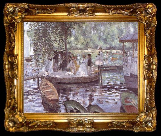 framed  Pierre-Auguste Renoir Drawer Grenouilere, ta009-2
