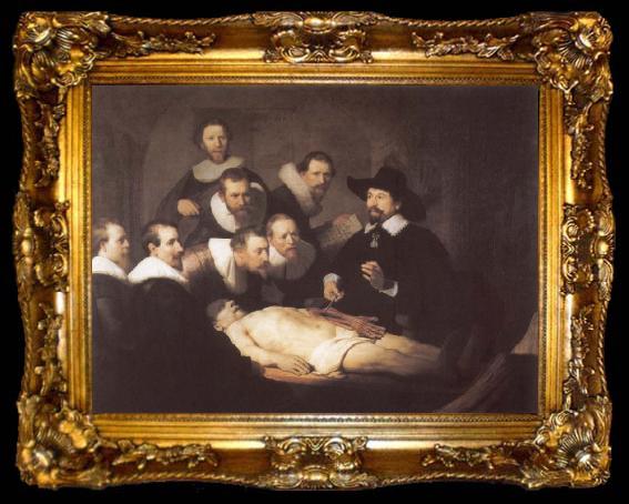 framed  REMBRANDT Harmenszoon van Rijn The Anatomy Lesson of Dr.Tulp, ta009-2