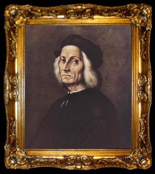 framed  Ridolfo Ghirlandaio Portrait of an Old Man, ta009-2
