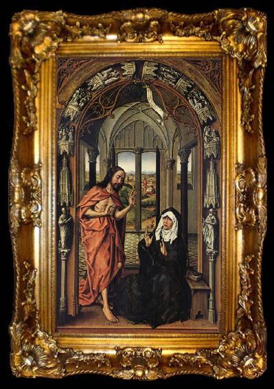 framed  Rogier van der Weyden Christ Appearing to His Mother, ta009-2