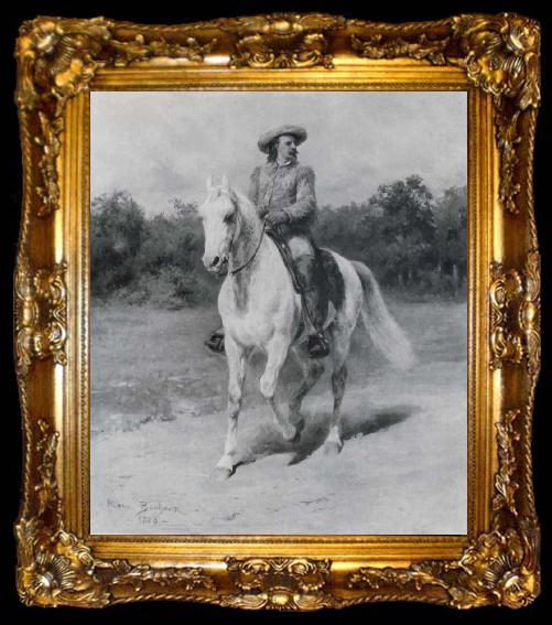 framed  Rosa Bonheur Colonel William F.Cody, ta009-2