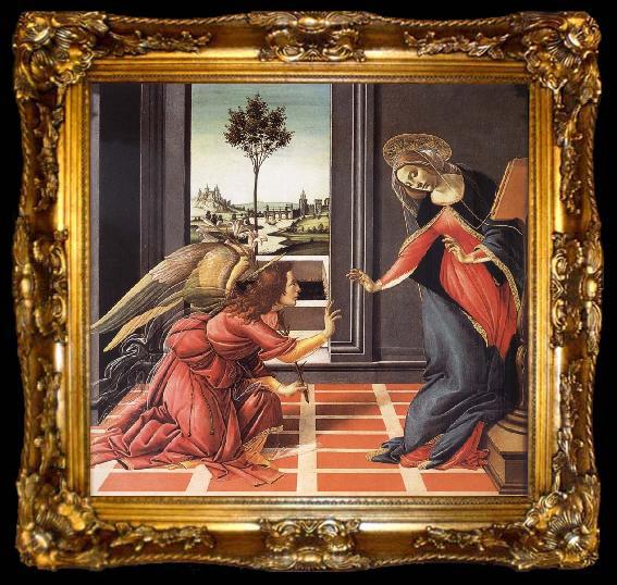 framed  Sandro Botticelli La Anunciacion, ta009-2