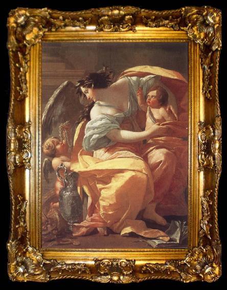 framed  Simon  Vouet Allegory of Wealth, ta009-2