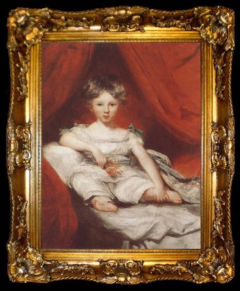 framed  Sir Thomas Lawrence Portrait of Master Ainslie, ta009-2