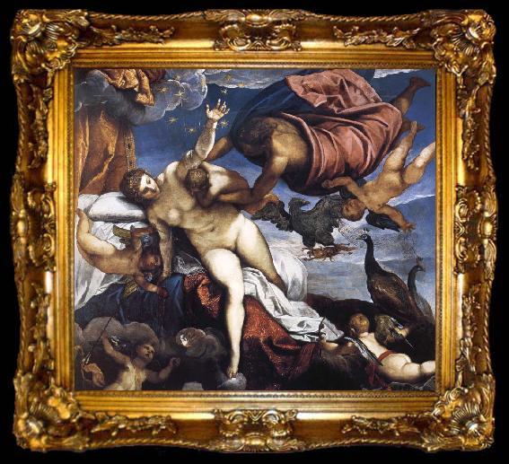 framed  TINTORETTO, Jacopo The Origin of the Milky Way, ta009-2