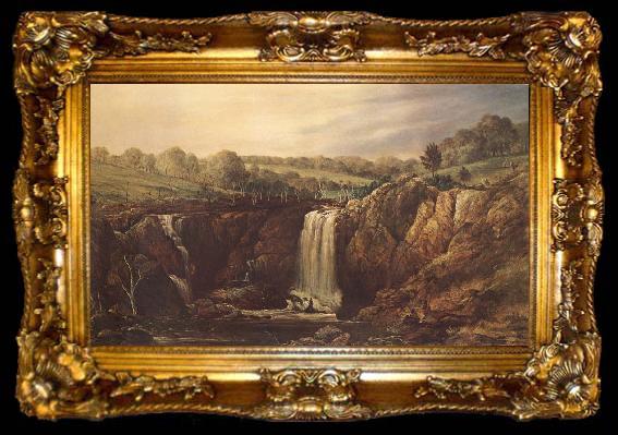 framed  Thomas Clark The Wannon Falls, ta009-2