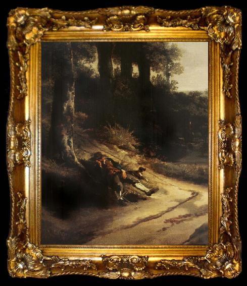 framed  Thomas Gainsborough Drinkstone Park, ta009-2