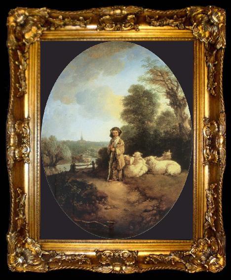 framed  Thomas Gainsborough The Shepherd Boy, ta009-2