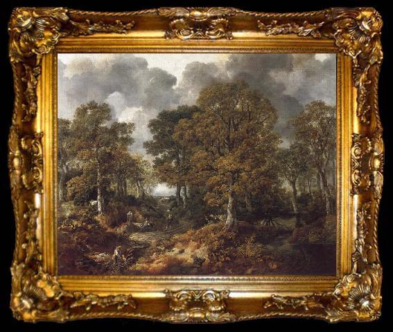 framed  Thomas Gainsborough Cornard Wood,Near Sudbury,Suffolk, ta009-2