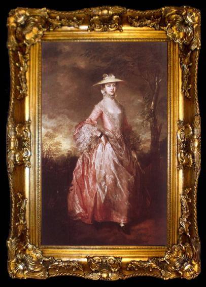 framed  Thomas Gainsborough Countess Howe, ta009-2