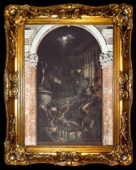 framed  Titian Martyrdom of St.Laurence, ta009-2