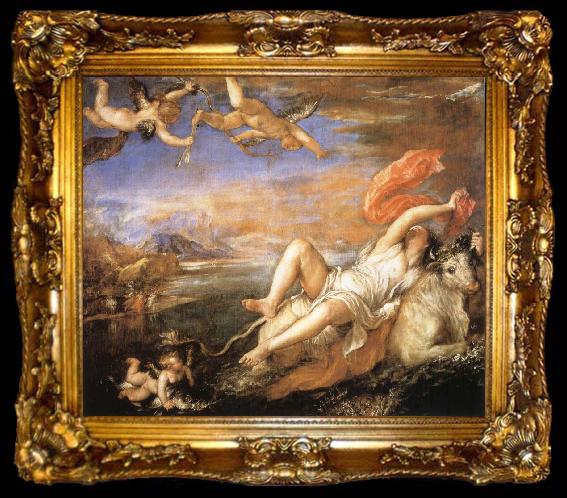 framed  Titian The robbery of Europe, ta009-2