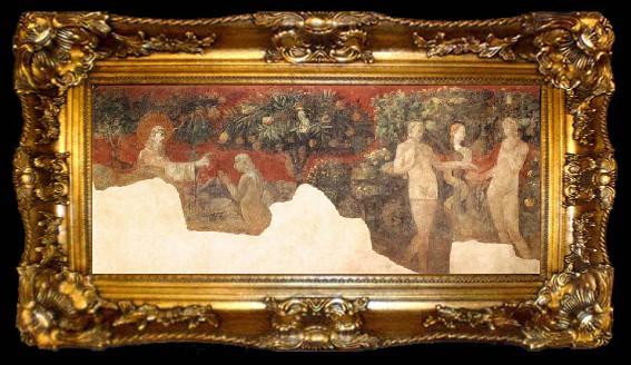 framed  UCCELLO, Paolo Creation of Eve and Original, ta009-2