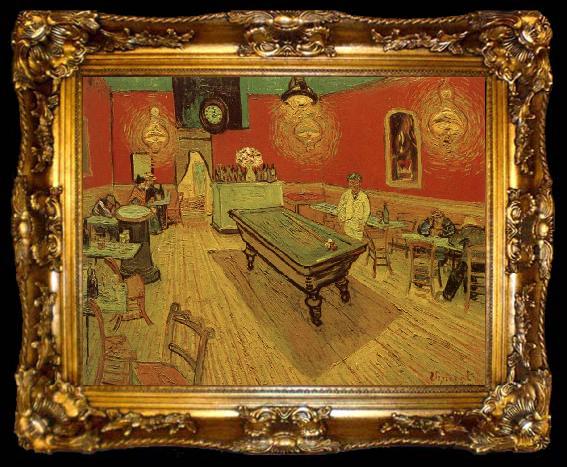 framed  Vincent Van Gogh The night cafe, ta009-2