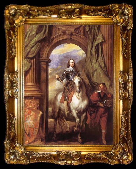 framed  unknow artist Karel I with M. the. St Antoine, ta009-2