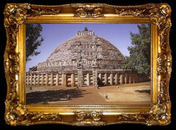 framed  unknow artist Large stupa, ta009-2