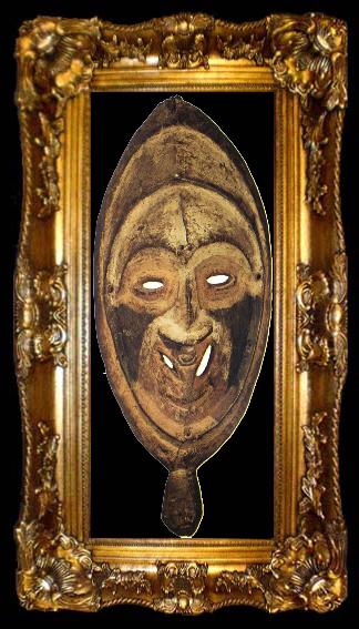 framed  unknow artist Mask, ta009-2