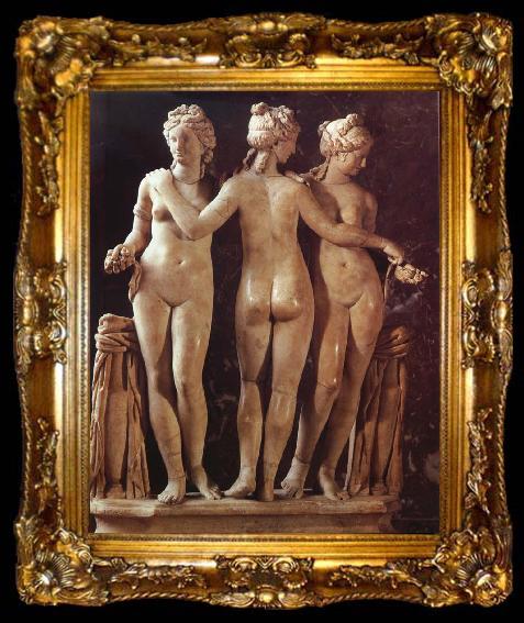 framed  unknow artist THe Three Graces, ta009-2
