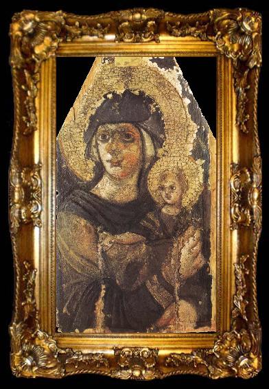 framed  unknow artist Our Lady with Child, ta009-2