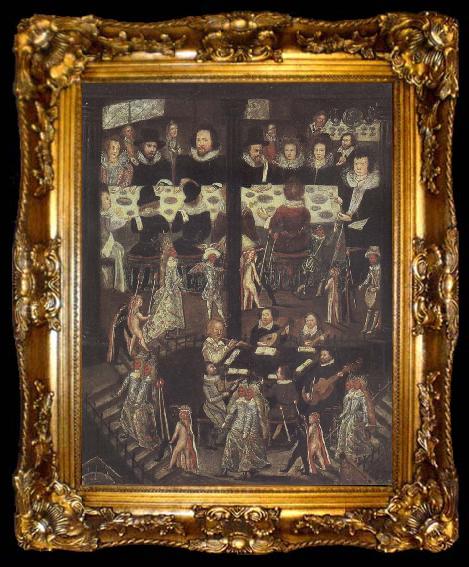 framed  unknow artist Sir Henry Untonwas a well-to-do Elizabethan Gentheman, ta009-2