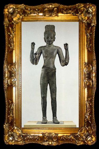 framed  unknow artist Four-armed avalokiteshvara, ta009-2