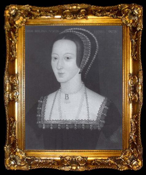 framed  unknow artist Anne Boleyn, ta009-2