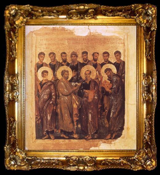 framed  unknow artist The Synaxaire of the Apostles, ta009-2