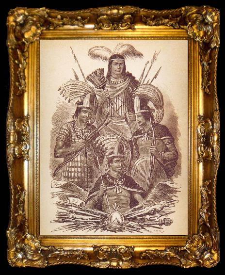 framed  unknow artist Kings and old warriors, ta009-2