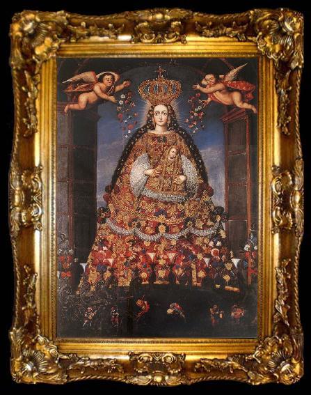 framed  unknow artist The Virgin of Belen, ta009-2