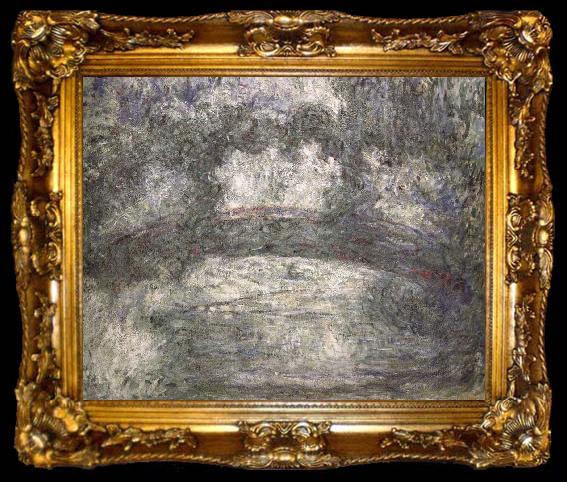 framed  Claude Monet The Japanese Bridge, ta009-2