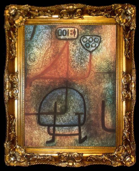 framed  Paul Klee The handsome tradgardsarbeterskan, ta009-2