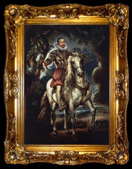 framed  Peter Paul Rubens Reiterbidnis of the duke of Lerma, ta009-2