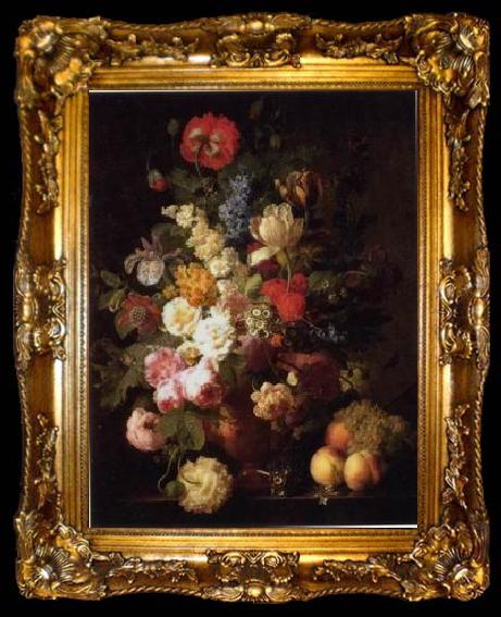 framed  unknow artist Floral, beautiful classical still life of flowers.058, ta009-2