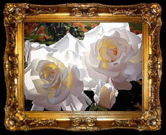 framed  unknow artist Still life floral, all kinds of reality flowers oil painting  73, ta009-2