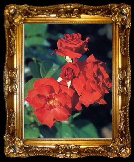 framed  unknow artist Still life floral, all kinds of reality flowers oil painting  213, ta009-2