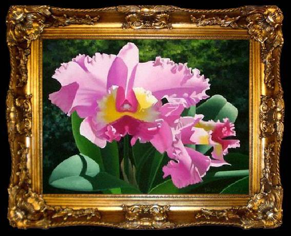 framed  unknow artist Still life floral, all kinds of reality flowers oil painting 50, ta009-2