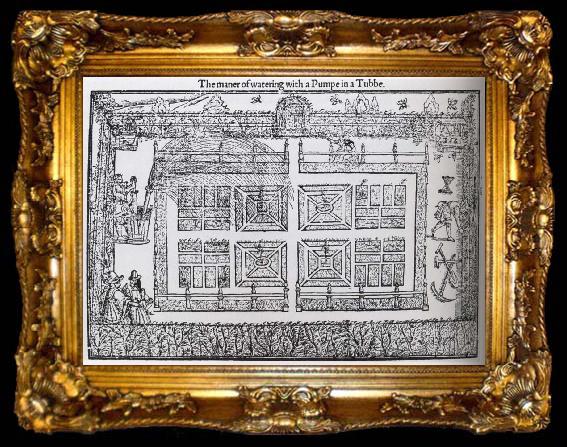 framed  unknow artist Gardener-s Labyrinth, ta009-2