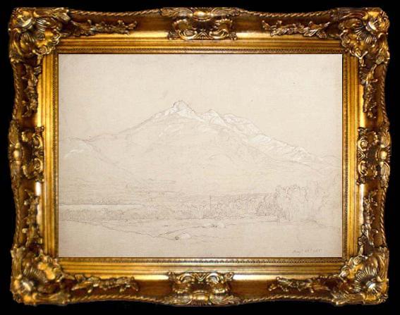 framed  Asher Brown Durand Mount Chocorua,Hew Hampshire, ta009-2