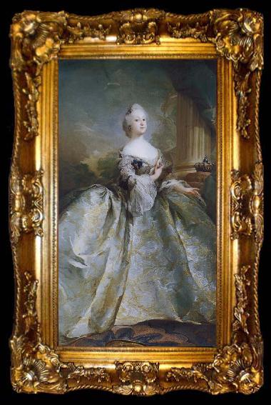framed  Carl Gustaf Pilo Queen Louise, ta009-2