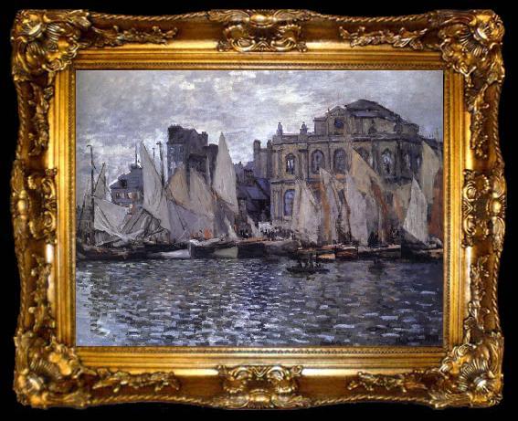 framed  Claude Monet The Museum at Le Havre, Ta009-2