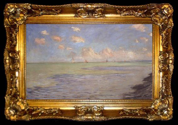framed  Claude Monet Seacape at Pourville, ta009-2